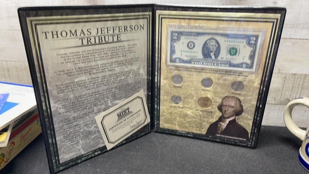 Thomas Jefferson Coin & Bank Note Tribute Collecti