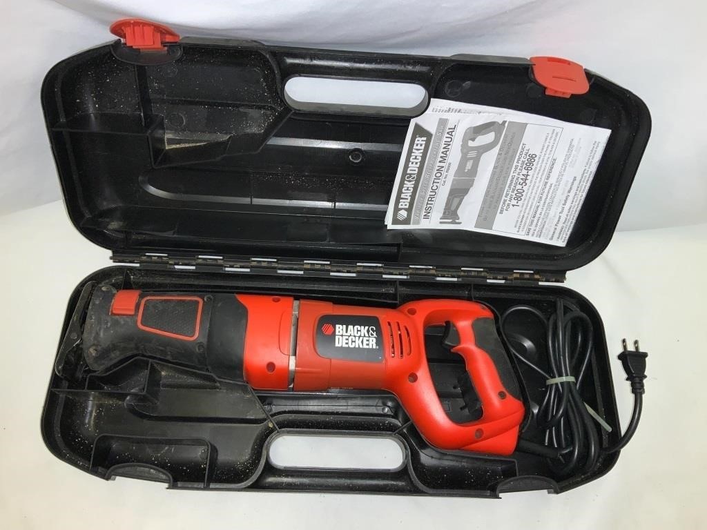Black & Decker RS500 Reciprocating Saw, Works Also