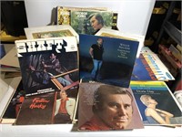 Mixed Lot of Vinyl Records Willie Nelson Shaft