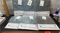 6 New In Pack Wicker Emporium Curtains 44" X 86"