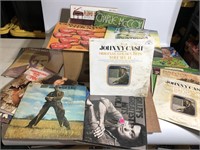 Mixed Lot of Vinyl Records Johnny Cash SuperTramp