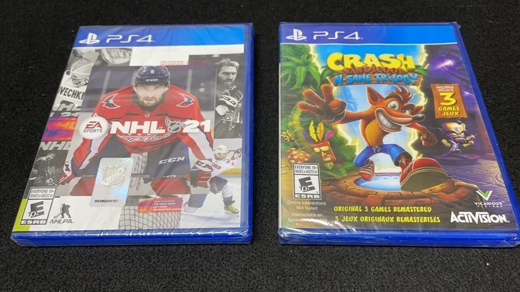 2 New Sealed PS4 Games