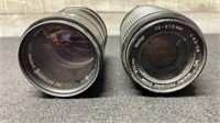 2 Vivitar Camera Lenses