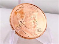 One Ounce .999 Fine Copper Donald Trump Round