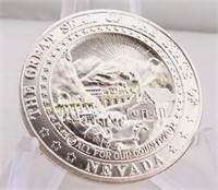 One Troy Ounce .999 Silver Round Las Vegas