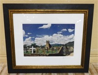 John Wathne "Pueblo Graveyard" Framed Photograph.