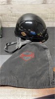 Harley Davidson Motorcycle Helmet With Bag Size XS