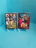 Of. Desmond Howard UM and Packers cards
