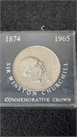 1874-1965 Sir Winston Churchill Crown Coin In Case
