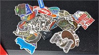 Lots Of Fishing Stickers