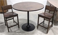 Sap Cherry Bar Table and Chairs Set