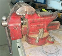 Companion 3 1/2" Small Bench Vise, Red