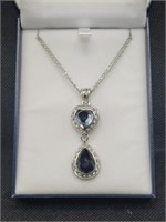 $55 Beautiful silver tone necklace