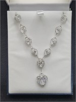 $99 Beautiful silver tone Necklace