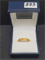 $140 size 6.75 gold tone ring