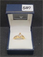 $100 size 7 gold tone ring