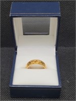 $140 size 6.75 gold tone ring
