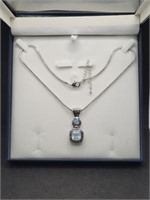 $98 Silver Tone Necklace