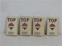Four Vtg Top Rolling Papers