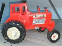 Vintage Processed Plastic Co. Ford Red Tractor Toy