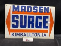 Metal Madsen Surge Kimballton Iowa Sign