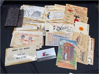 Vintage Postcards and Advertisers