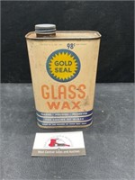 Gold Seal Glass Wax Can