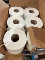 Rolls of toilet paper for commercial dispenser