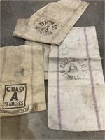 Vintage seed sacks