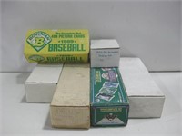 Six Boxes Assorted Sports Trading Cards
