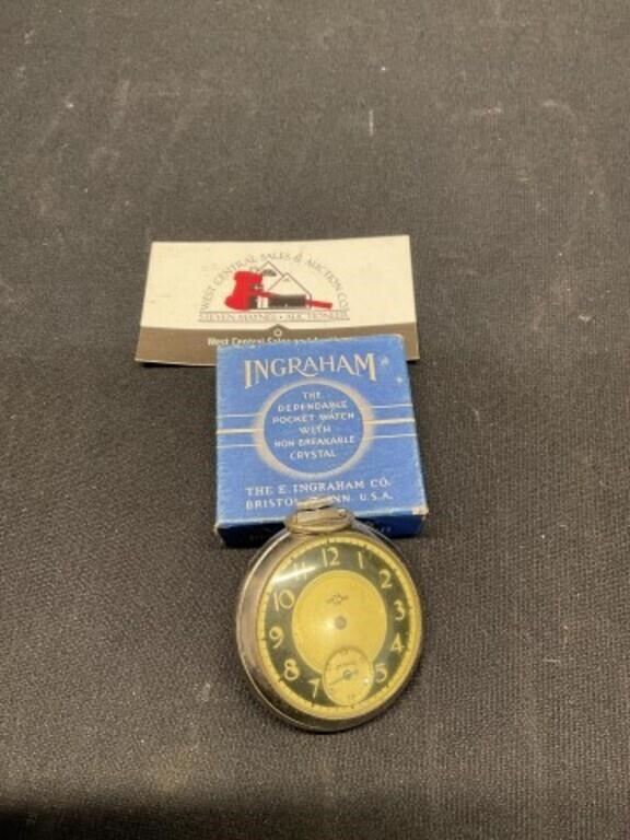 Vintage Ingraham pocket watch