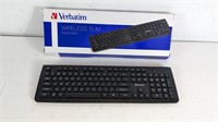 (1) Verbatim Wireless Keyboard