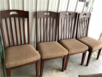 Four dining chairs
