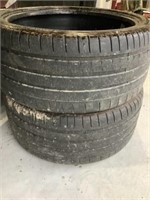 Pair of P245/35R19 tires