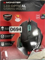MONSTER GAMING MOUSE RETAIL $150