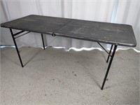 Centerfold Folding Table Black