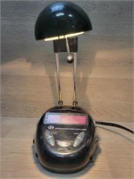 LED Alarm Clock/Radio w Halogen Lamp