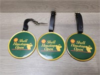 (3) Shell Houston Open Golf Bag Tags