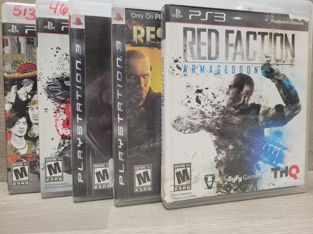 (5) PS3 Games Rated M