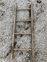 Rustic wood ladder