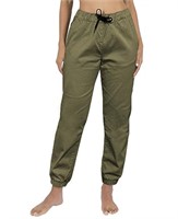 Southpole Women's Casual Comfy Twill Jogger