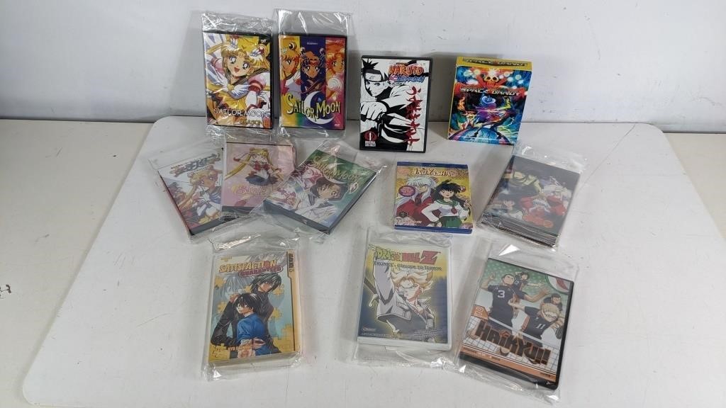 Assorted Anime DVD Collection