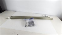 Curtain Rods with White Marble End Caps