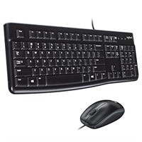 Logitech MK120 Wired Keyboard and Mouse Combo for