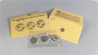 Set of 3 1979 Susan B. Anthony Dollar Coins