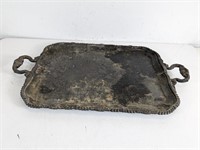 (1) Vintage Silver Plated Serving Tray