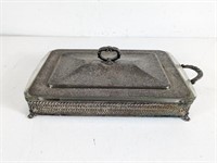 (1)Vintage Silver-Plated Serving Dish