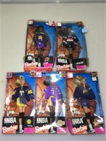 NIB NBA Barbie Dolls