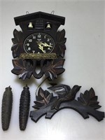 Mi-Ken Black Forest Cuckoo Clock with Weights