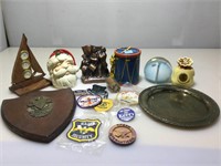 Assorted Patches, Vintage Banks and More